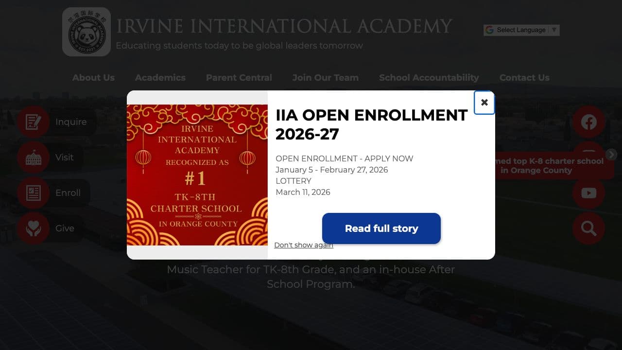 Irvine International Academy (IIA)